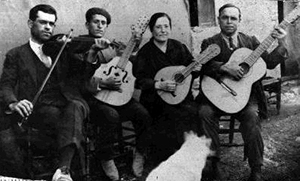 La Banda de Modesto. Hacia 1935. Fuente: Ronda de Motilleja