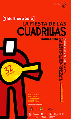 Cartel Fiesta de las Cuadrillas 2010