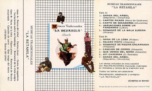 Parte exterior del cassette de "La Retahila"