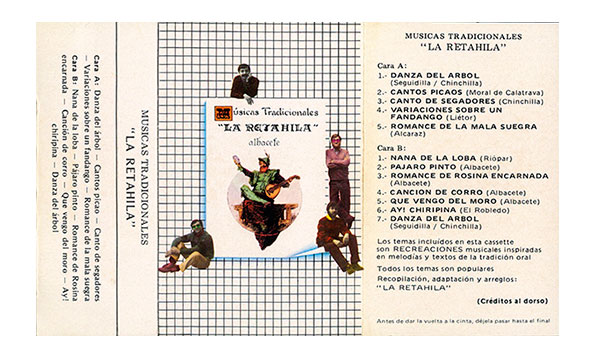 Parte exterior del cassette de "La Retahila"