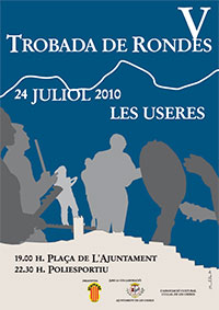 Cartel de la V Trobada de Rondes Tradicionals. Useres (Castellón)